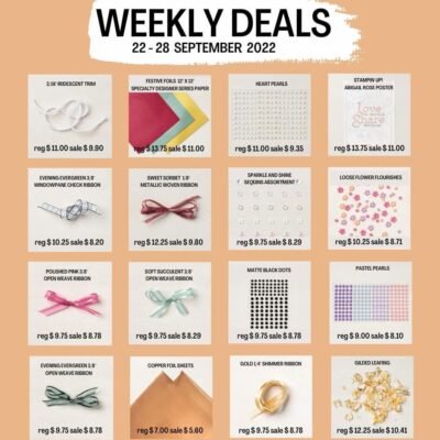 New weekly deals @ Stampin’ Up!