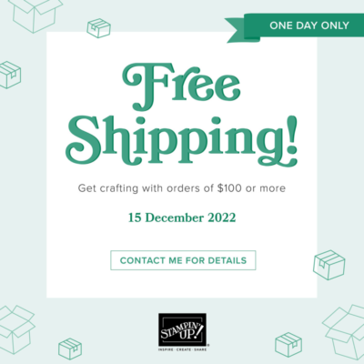 Free Shipping for ONE DAY ONLY